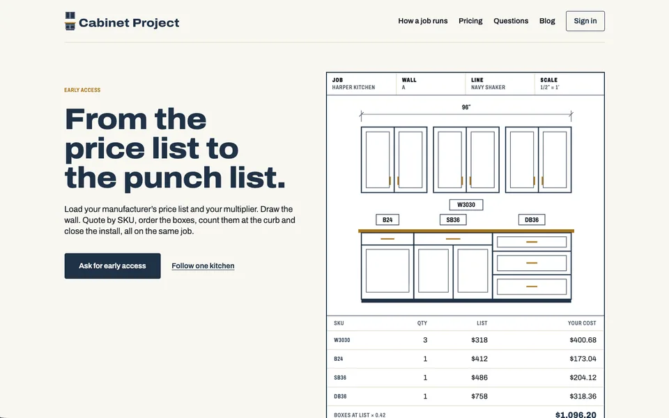 Cabinet Project website