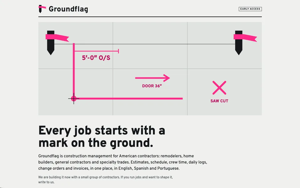 Groundflag website