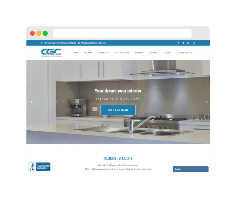 Website - Cape Granite Connection